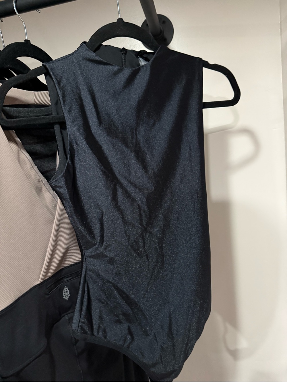 SKIMS Sleek Black Sleeveless Bodysuit